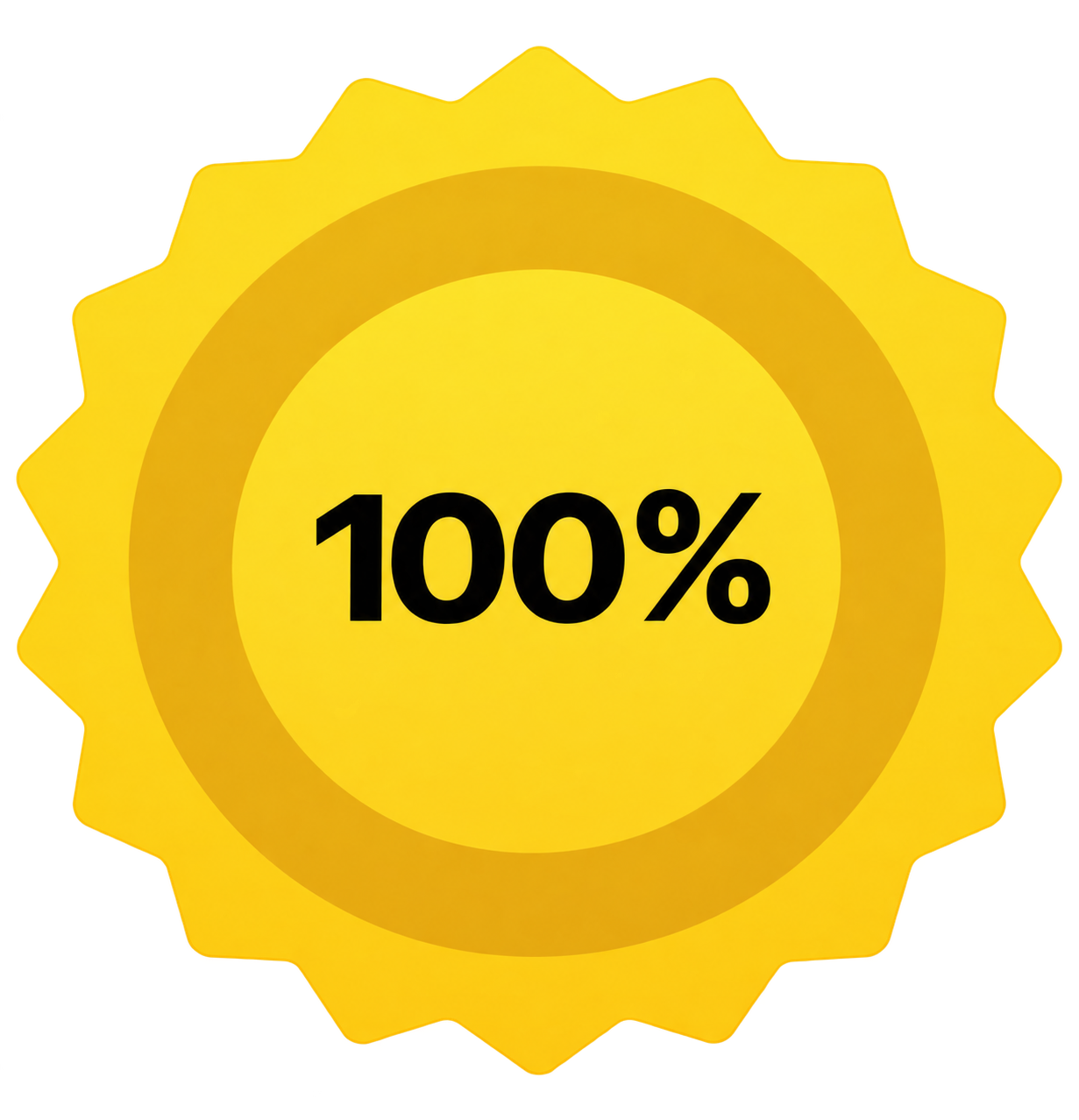 100% money-back guarantee